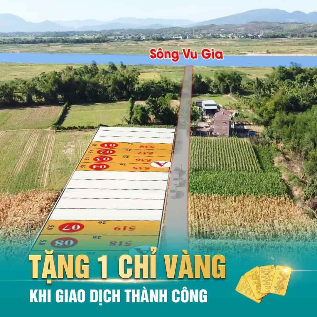 Đất đấu giá nhà nước Đại Lộc, cách KCN 1km, 120m2 đã có sổ