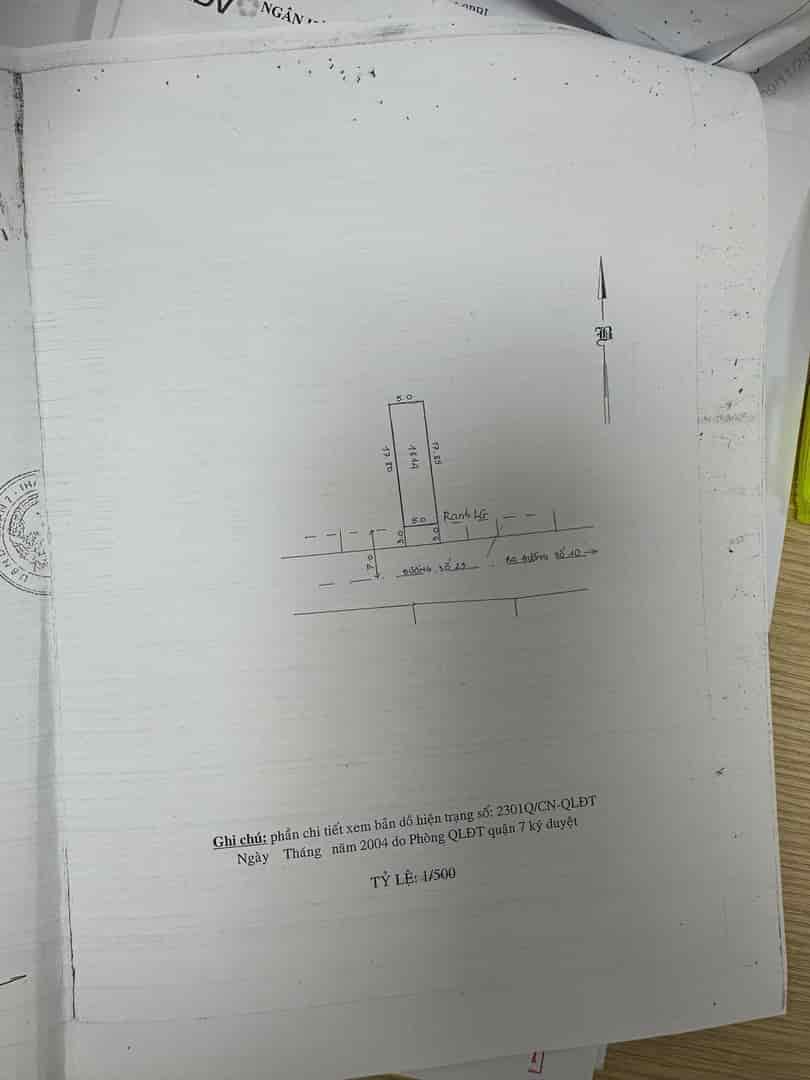 Đất 76 đường 23 phường Tân Quy quận 7, DT 5x18m giá 15,5 tỷ TL