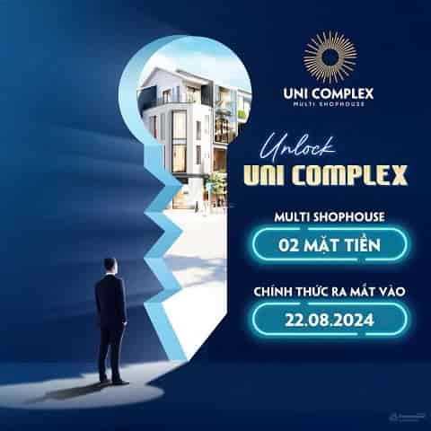 Bán nhà shophouse 2MT Uni Complex đường An Dương Vương, phường Phú Hòa, TP. Thủ Dầu Một, Bình Dương