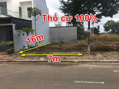 Đất mặt tiền giữa đường Nguyễn Phúc Chu và đường Nguyễn Cơ Thạch, Tp BMT, 7x16m TC 100%. Giá chỉ 1.75 tỷ