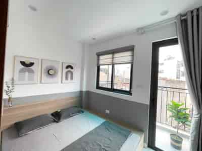 Nhà lô góc 20m ra phố Khâm Thiên 100m 8 tầng mặt tiền 9m 28 phòng cho thuê căn hộ dịch vụ