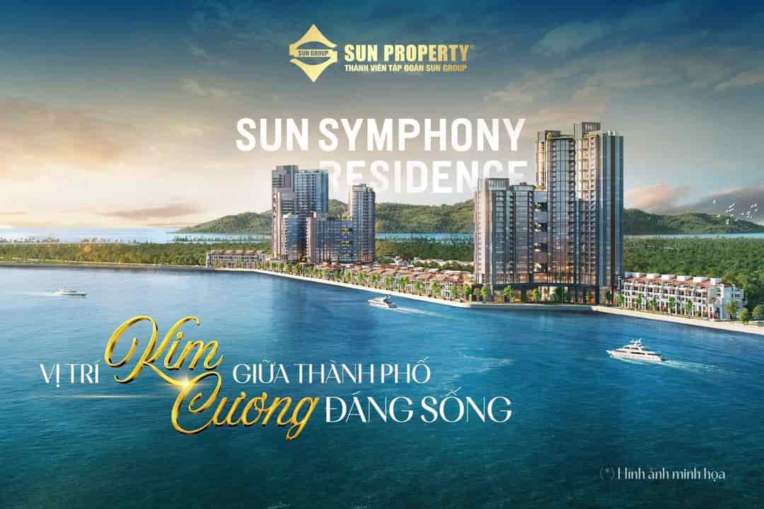 Mở bán Sun Symphony Residence, đối diện Novotel, mặt sông Hàn, sở hữu lâu dài, CK 20%