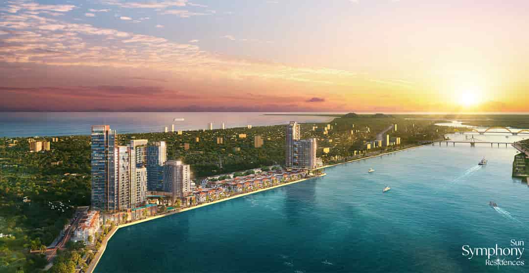 Căn 2PN Sun Symphony Đà Nẵng, view trực diện sông Hàn, pháo hoa, hướng Nam mát mẻ, giá gốc CĐT