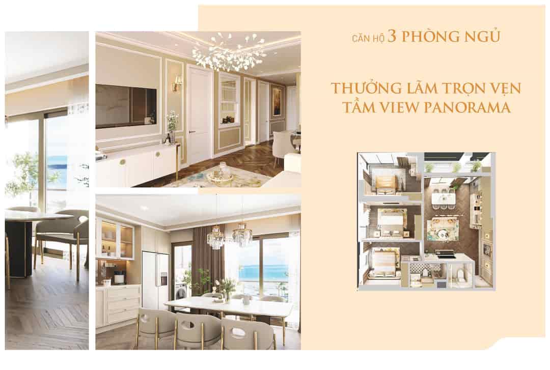 Cănngoại giao chỉ 3.425 tỷ cho căn hộ 01 pn view biển tại Newtown Diamond Đà Nẵng