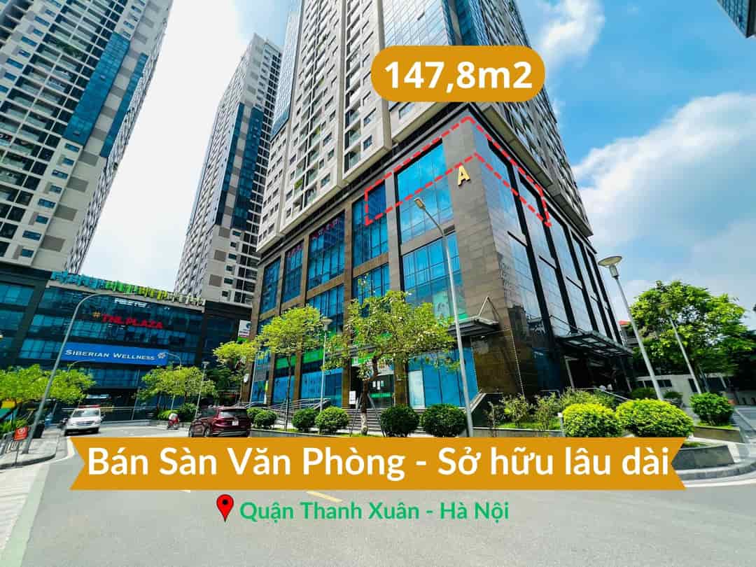 Bán lô góc 147.8m2 sàn văn phòng, sở hữu lâu dài đỉnh nhất Hà Nội