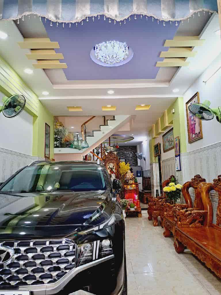 Nhà đẹp Nguyễn Thị Tú, xe hơi ngủ trong nhà, 4 tầng 4pn nhà mới vào ở liền