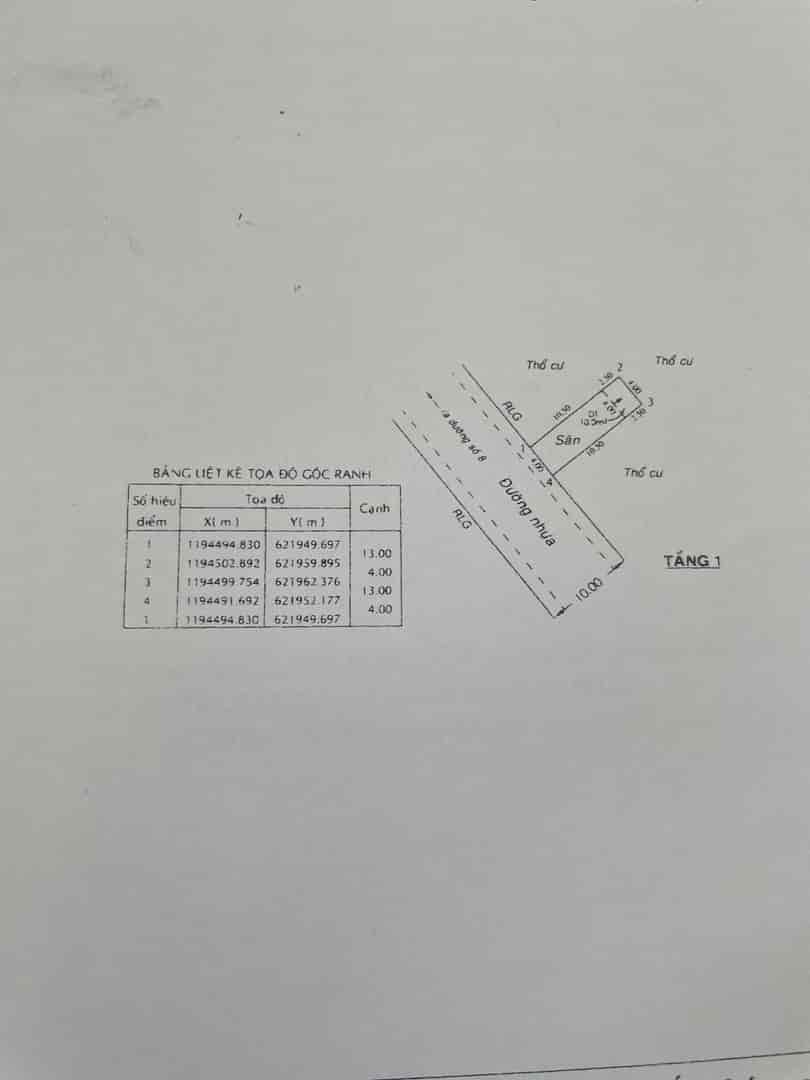 Bán 52m2 đất thổ cư Long Phước, quận 9, TP Thủ Đức giá hơn tỷ