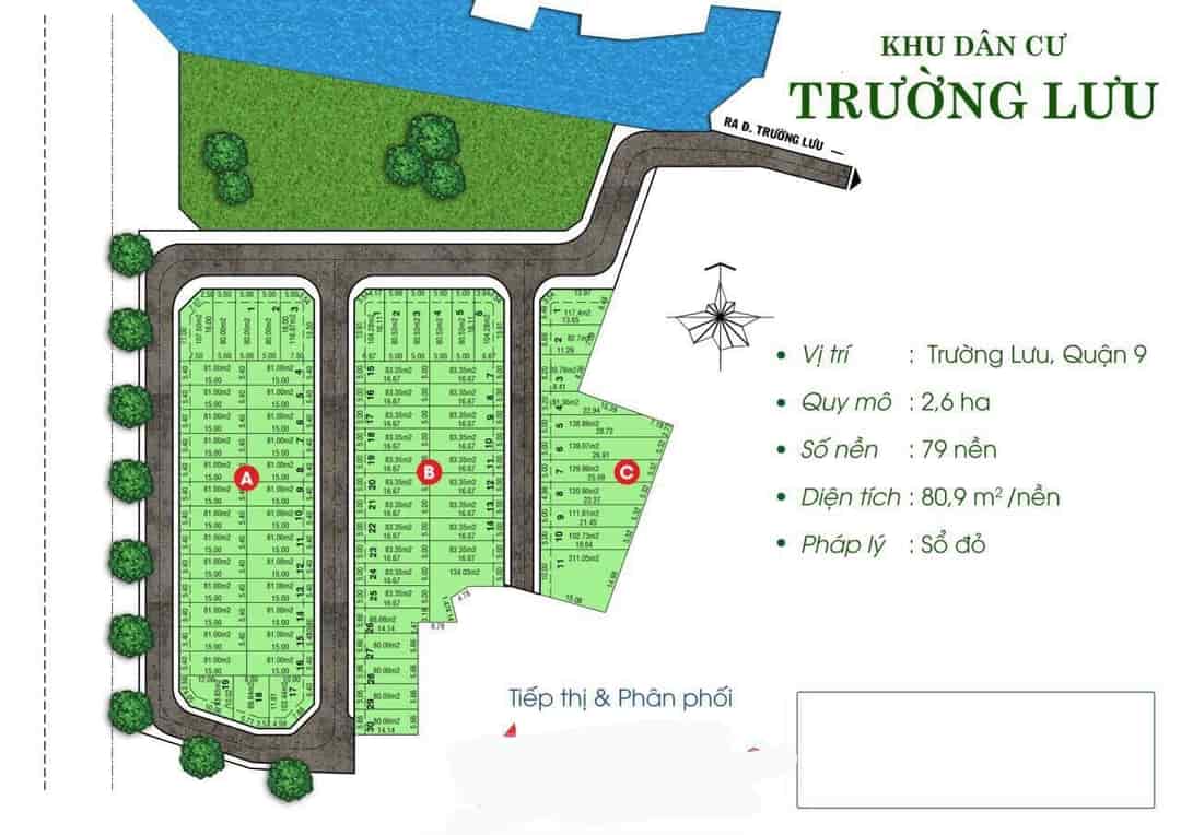 Đất 1 Trường Lưu, ngang 5.4m, đường thông 9m, ngay nút giao đường Vành đai 3