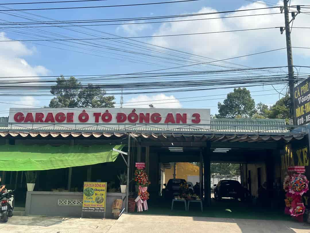 Cần sang lại gara rửa xe ô tô quán cafe võng địa chỉ gần cây xăng 71, Thuận An, Bình Dương