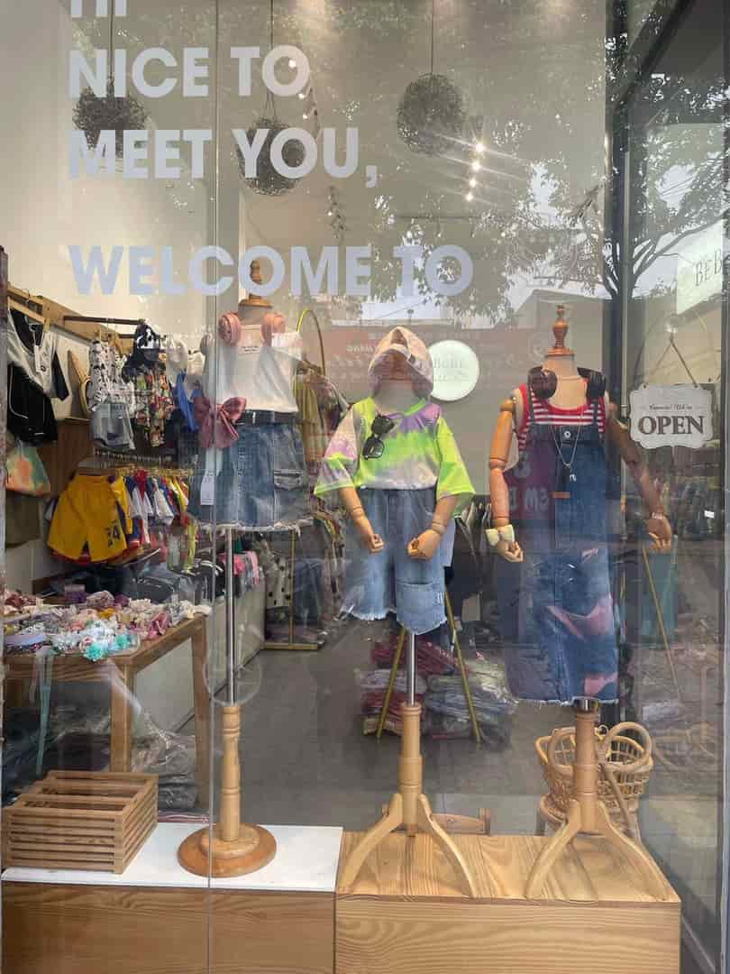 Sang shop quần áo trẻ em giá rẻ đường Nguyễn Đức Cảnh