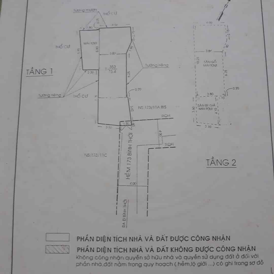 Chính chủ bán nhà đường Bình Thới, phường 11, quận 11 nhà có phòng trọ cho thuê