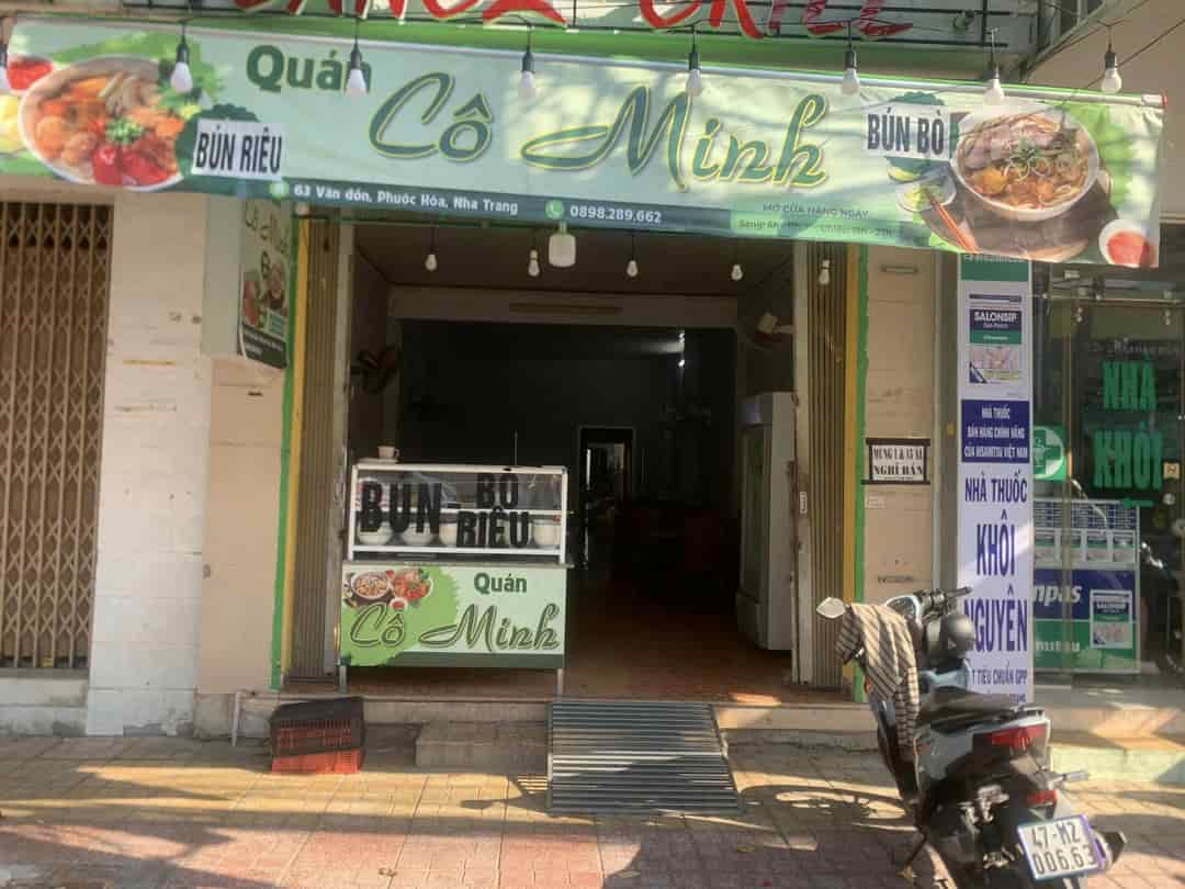 Cần sang quán địa chỉ 63 vân đồn, tp Nha Trang, Khánh Hòa