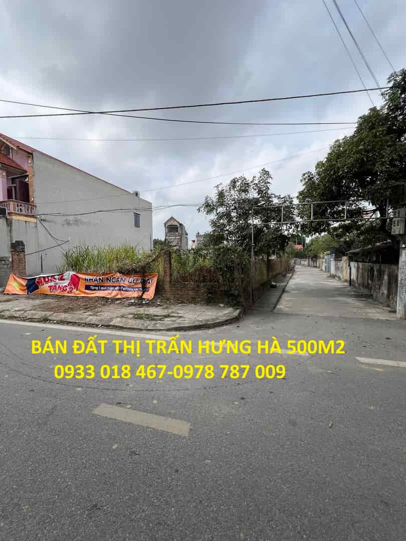 Bán đất thị trấn hưng hà, thái bình 500m2