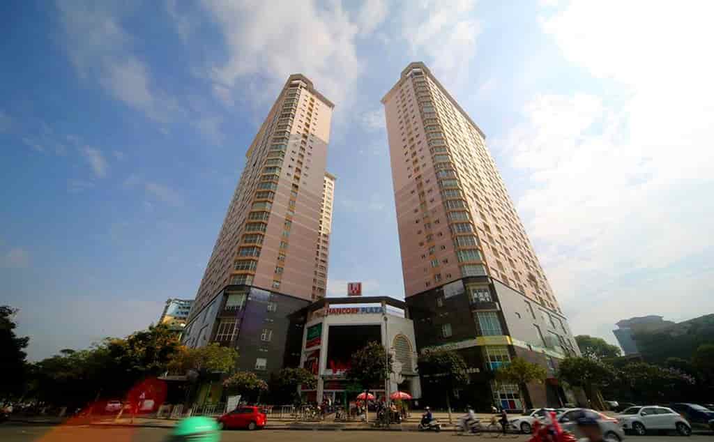 Cho thuê văn phòng 500m2 tòa Hancorp Plaza, Trần Đăng Ninh, Cầu Giấy, giá rẻ, view hồ đẹp, free ngoài giờ