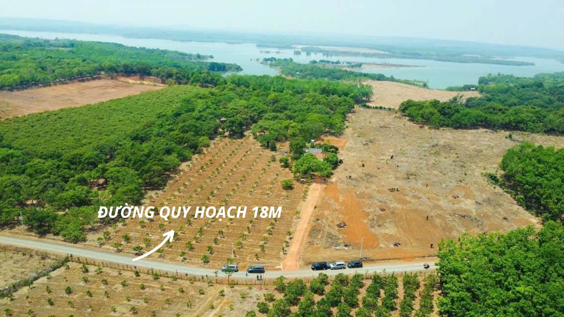 Bán lô đất tại view hồ Thác Mơ, 5x60m, sẵn thổ cư, 100m2, giá 270 triệu