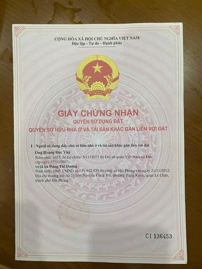 Bán đất phố Nguyễn Công Trứ diện tích 60m, ngõ 2 ngoặt giá 1.8 tỉ