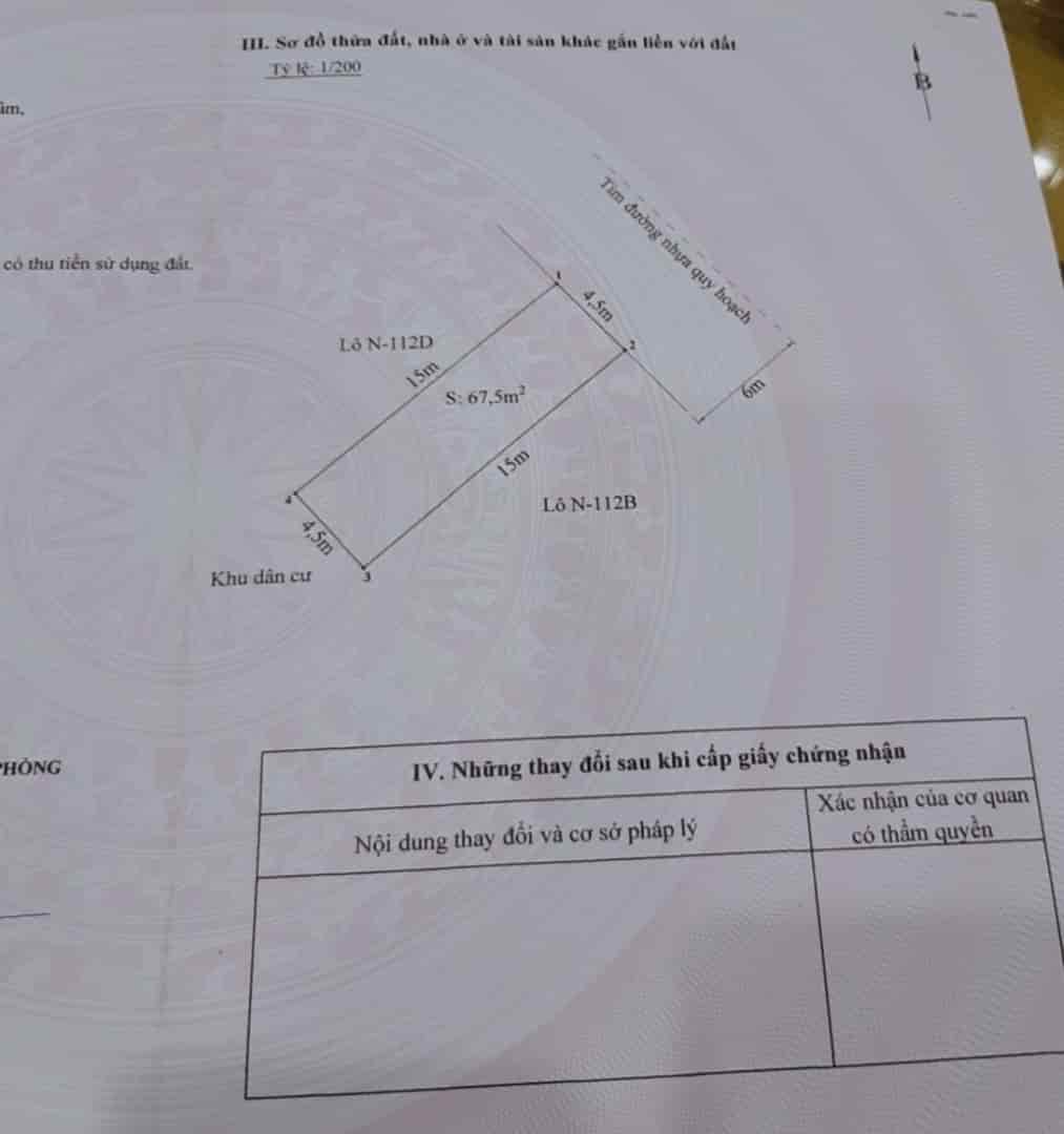 Bán nhà phân lô Văn Cao vị trí cực thoáng, diện tích 68m, 3 tầng, 4.75 tỷ, ô tô đỗ