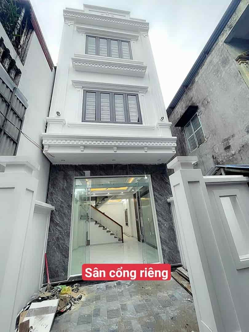 Bán nhà xây mới Vũ Chí Thắng, diện tích 56m, 4 tầng, giá 3.2 tỷ ngõ cực nông