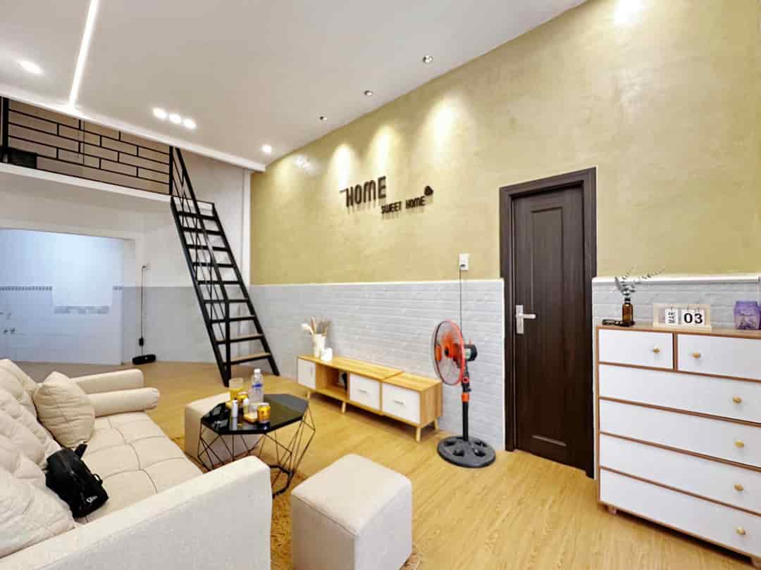 Nhà Trần Cao Vân gần Nguyễn Tất Thành, 58m2, lửng đúc, 1.67 tỷ