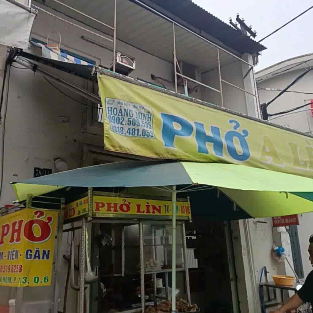 Sang quán phở đường Bà Hom, phường 13, quận 6