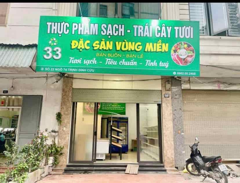 Sang nhượng cửa hàng TP tại ngõ 74 Trịnh Đình Cửu, Định Công, HN