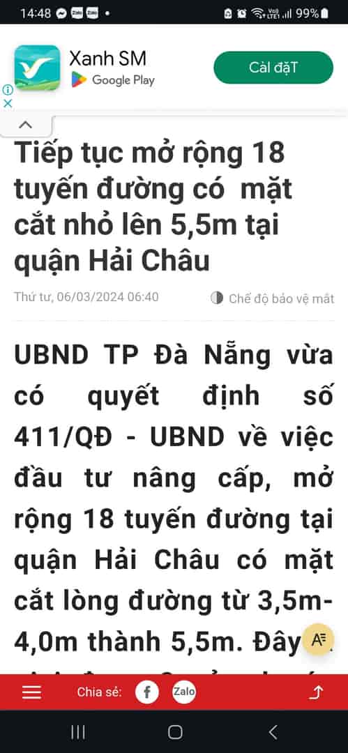 Nhà 2 tầng mặt tiền Hải châu Hòa cường nam đường Hóa Sơn DT đất 66m2 giá Thương lượng chính chủ 4 tỷ LH Soái