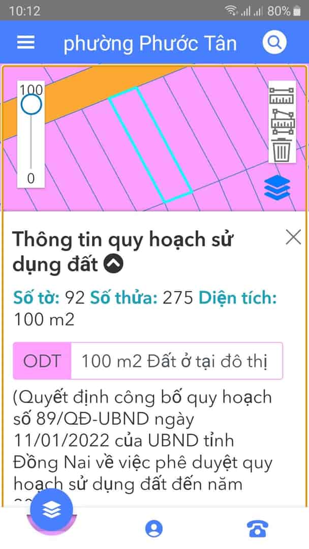 Chính chủ cần bán gấp lô đất phường Phước Tân, Tp Biên Hoà, Đồng Nai