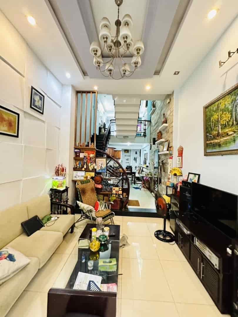 Nguyễn Thái Bình, Tân Bình, 56m2, 4 tầng mới, hẻm 5m