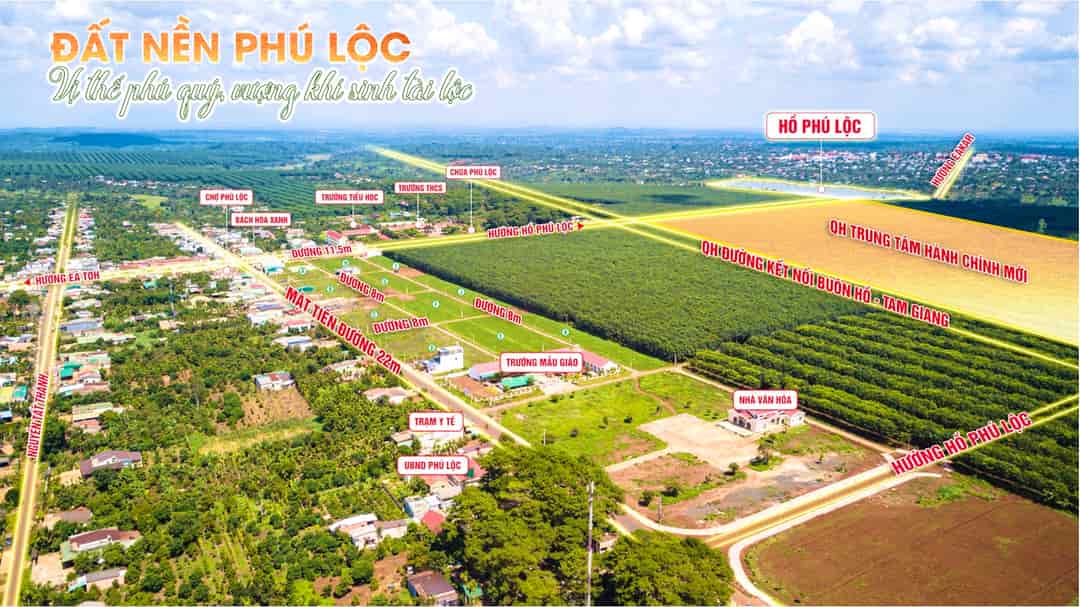 Suất ngoại giao đất nền KDC Phú Lộc chỉ 5 triệu/m2 sang tên sổ đỏ trong ngày
