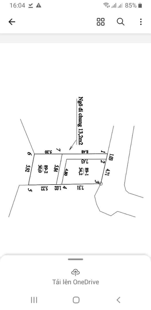 Chính chủ bán mảnh đất 34 m2 Đồng Mai, ô tô đõ cửa, giá 1.8 tỷ