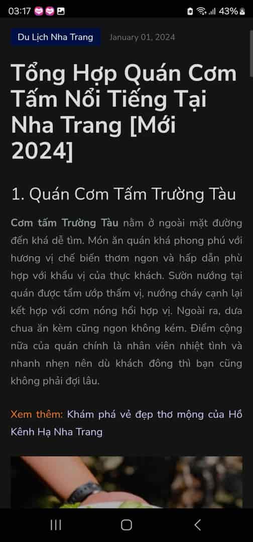 Chính chủ cơm tấm Trường Tàu cần bán nhà và chuyển nhượng thương hiệu