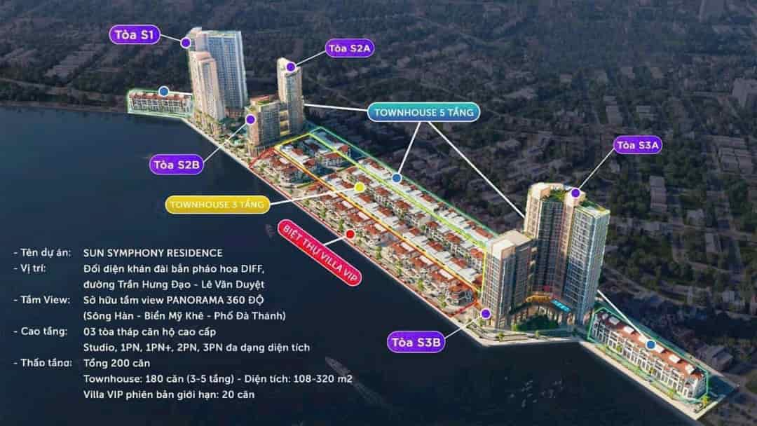 Chính thức nhận booking tòa S3 Sun Symphony Residence, toà căn hộ cao cấp nhất Đà Nẵng