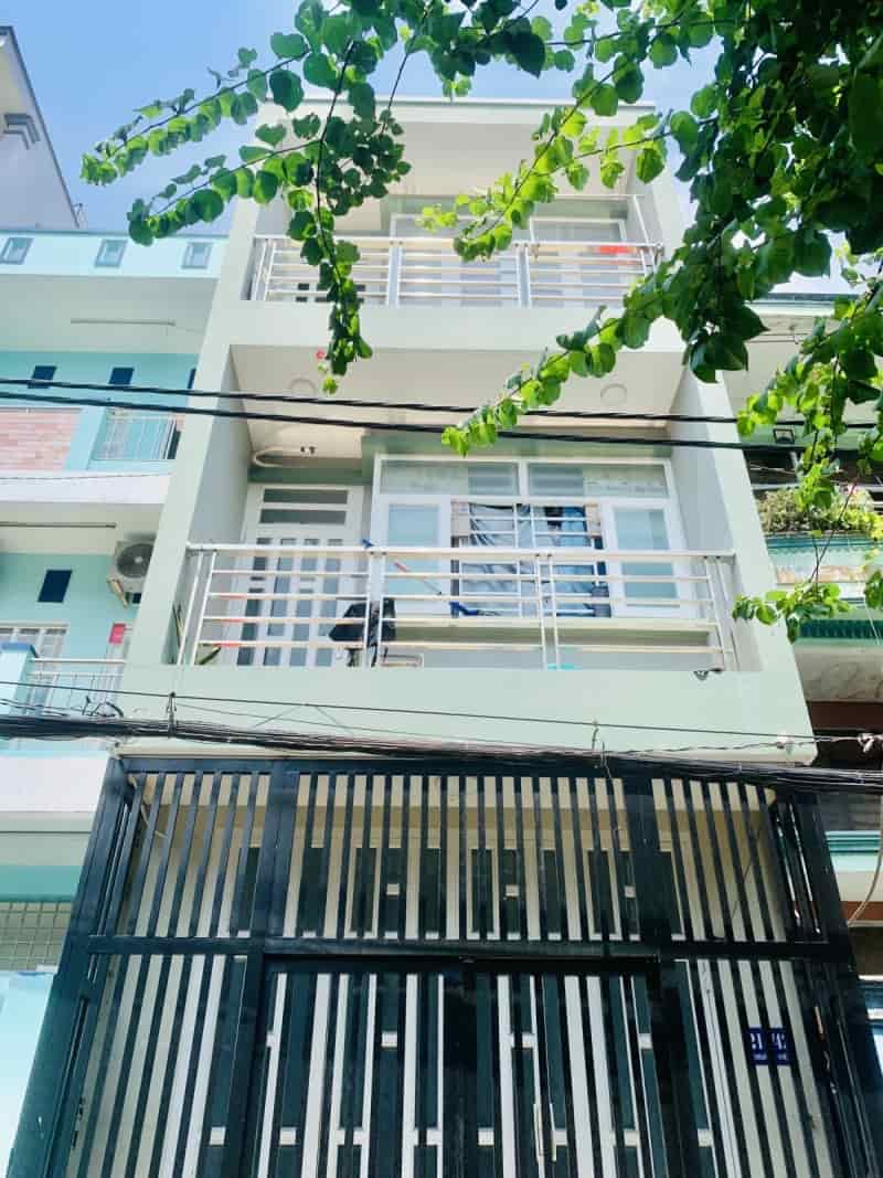 Nhà HXH 4 tầng 8PN 73m2, cho thuê 30tr/th, đường Khuông Việt quận Tân Phú