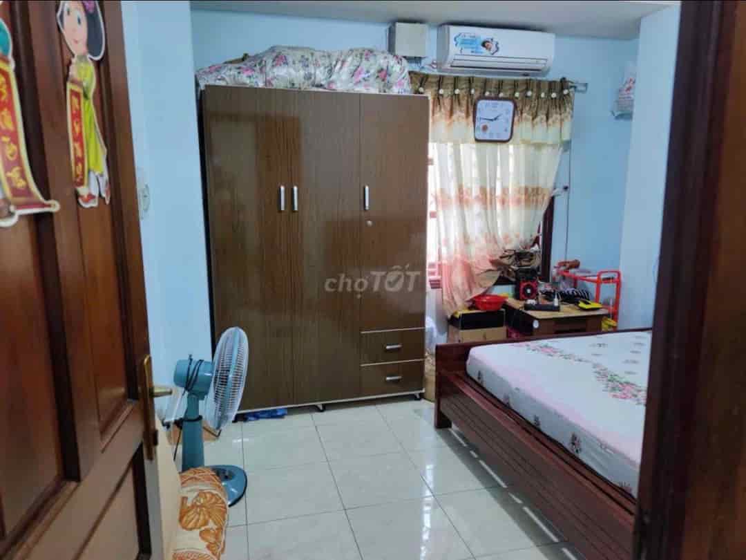 Chỉ nhỉnh 6 tỷ nhà mtkd chợ Vải quận Tân Bình 4 tầng btct kiên cố.