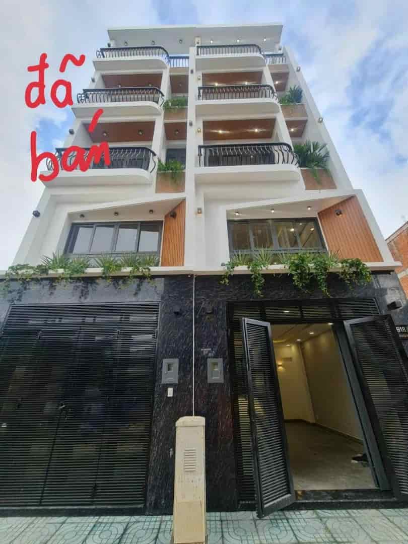 Bán nhà mới Hương Lộ 2 Quận Bình Tân, 59m, gara xe 5 tầng, 6 phòng, nhỉnh 6tỷ