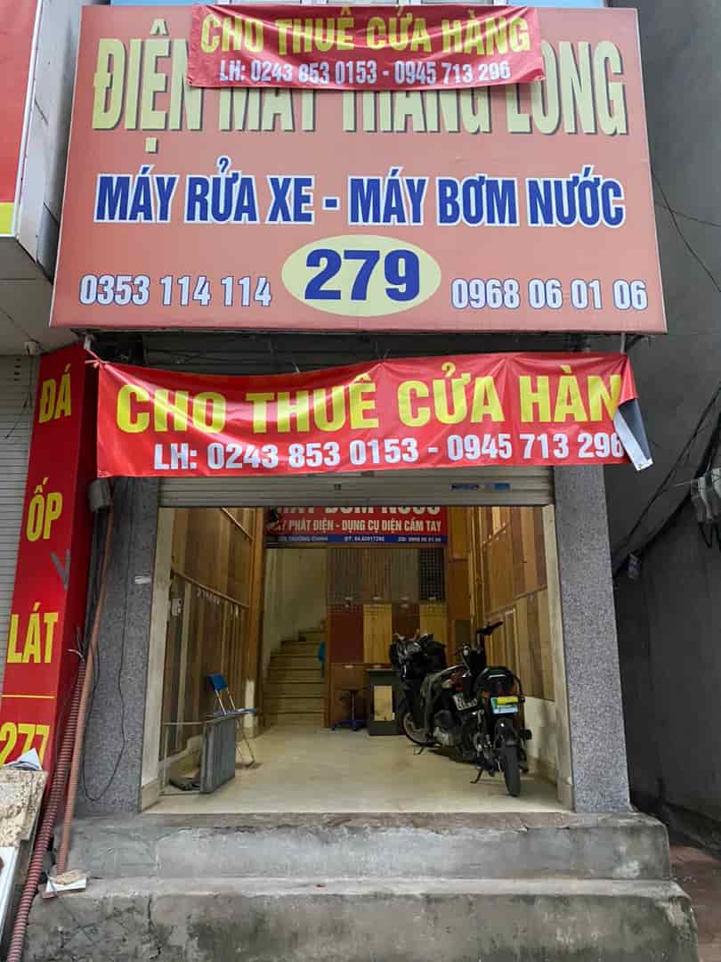 Chính chủ cho thuê nhà tầng 1 mặt đường Trường Chinh, Thanh Xuân, Hà Nội