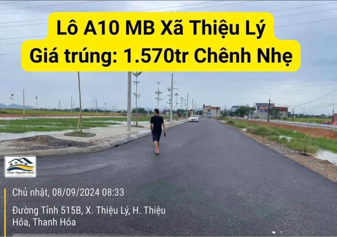 Mặt bằng đường Tỉnh lộ 515B, xã Thiệu Lý, Thiệu Hoá, Thanh Hóa