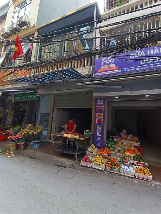 Bán nhà mặt phố chợ Khâm Thiên quận Đống Đa, 110m mặt tiền 4m nhỉnh 13 tỷ