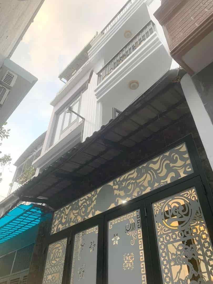 Nhà mới 4 tầng hẻm thông đường Hưng Phú P10, Q8