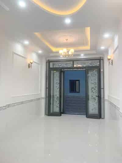 Nhà mới 4 tầng hẻm thông đường Hưng Phú P10, Q8