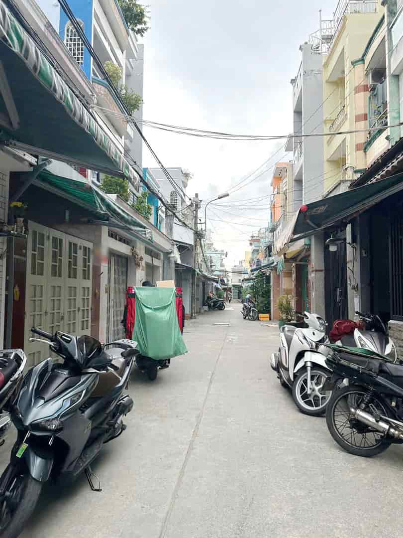 Nhà hẻm thẳng 3.5m 2 lầu, ST Bùi Minh Trực P5, Q8