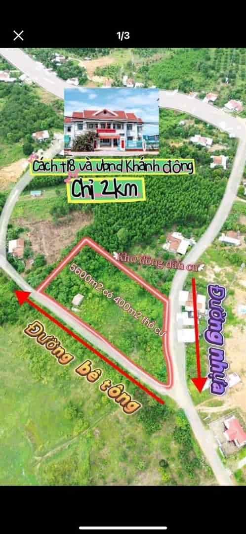Chính chủ cần bán 3 lô đất đẹp 3 mặt tiền, giá ưu đãi tại huyện Khánh Vĩnh, Khánh Hòa
