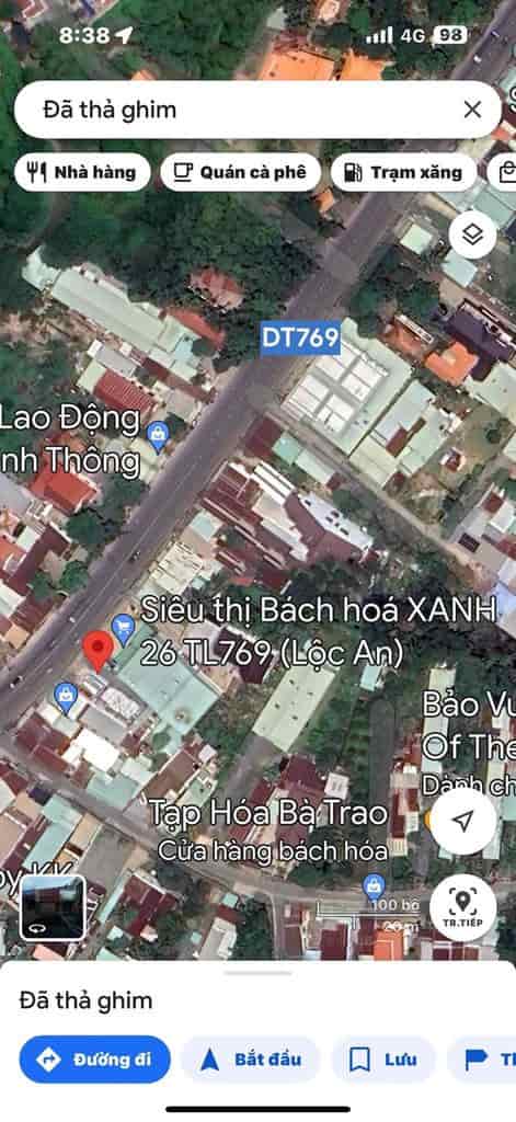 Bán đất MT sổ hồng riêng, giá rẻ trung tâm Lộc An, Long Thành, Đồng Nai