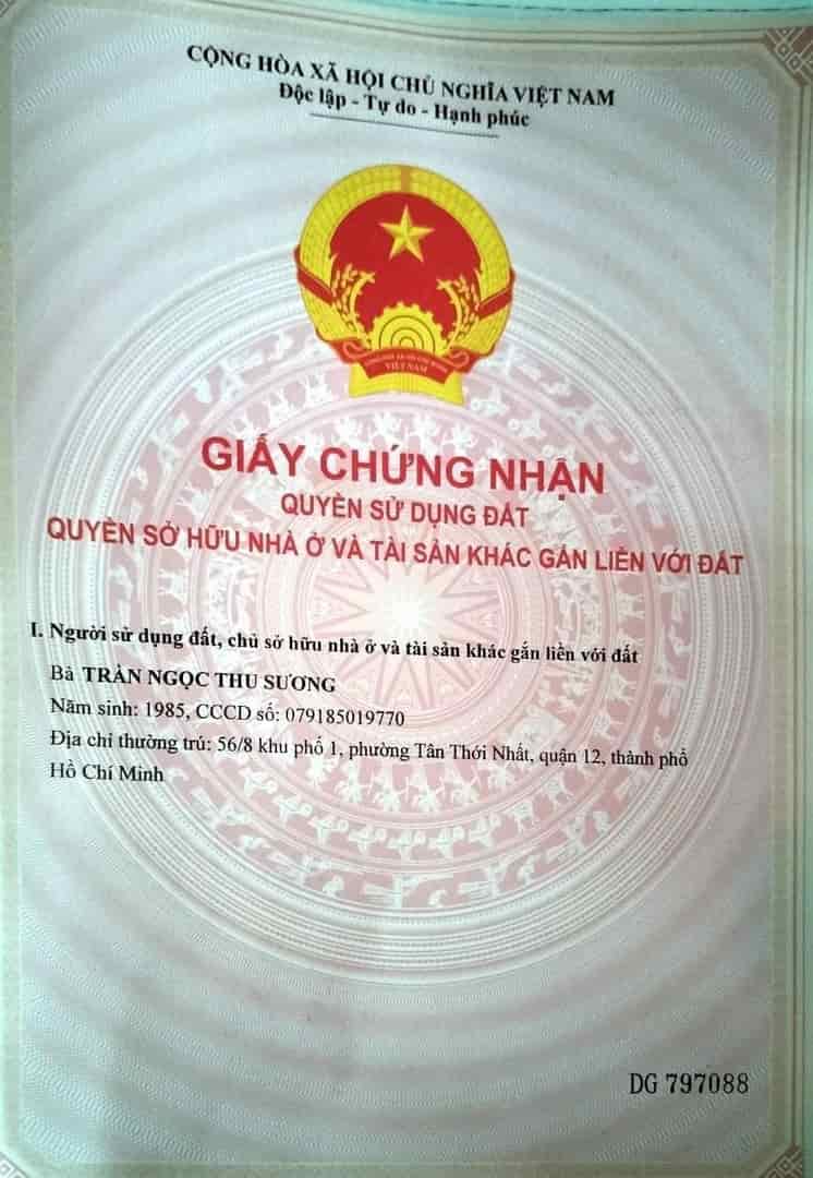 Chính chủ bán nhà mt sổ hồng riêng giá rẻ trung tâm xã Bình Thạnh, Cao Lãnh
