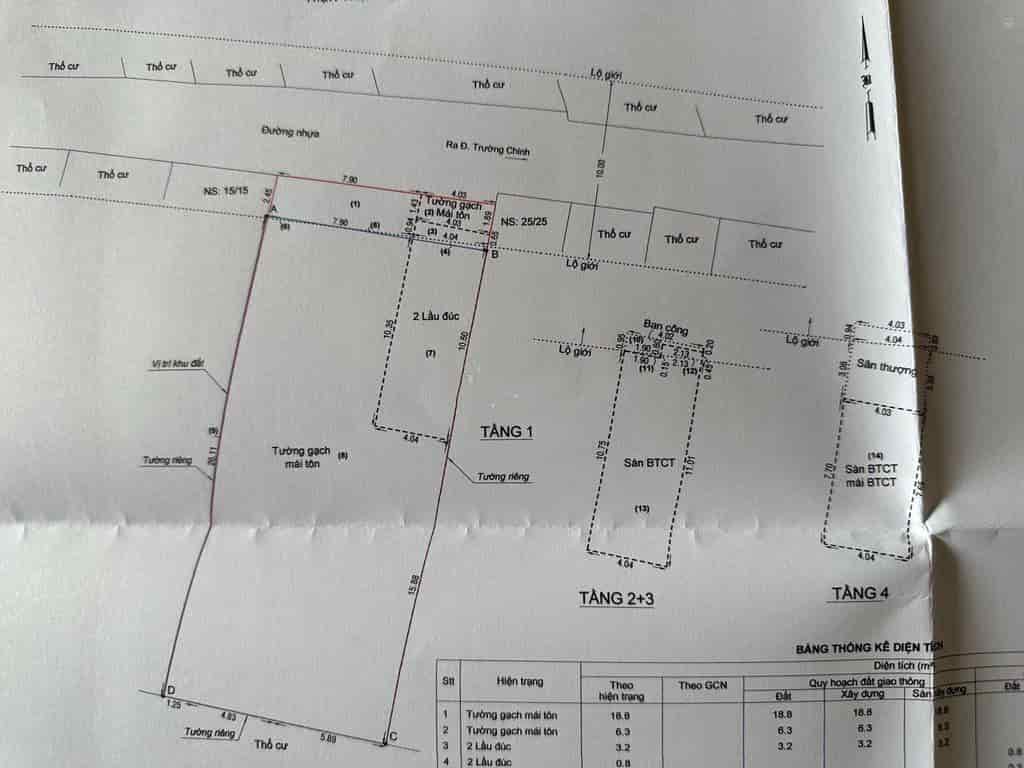 Bán đấu giá tài sản khách hàng Vietcombank, đất 342.5m2, giá 12 tỷ 050tr