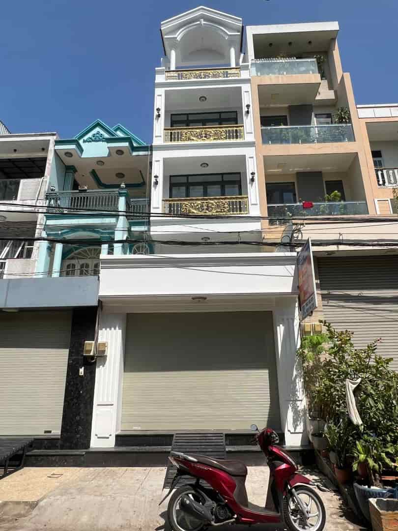 Nhà mới 5 tầng mặt tiền đường Cư Xá Phú Lâm D P10, Q6