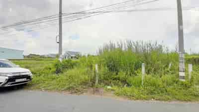 Bán miếng đất mặt tiền đường Trường Bình, Phước Lâm, Cần Giuộc, giá 2.3 tỷ TL