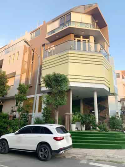 Nhà 5 tầng căn góc 2 MT đường Phạm Hùng KDC T30 Bình Hưng Bình Chánh, giá 35 triệu