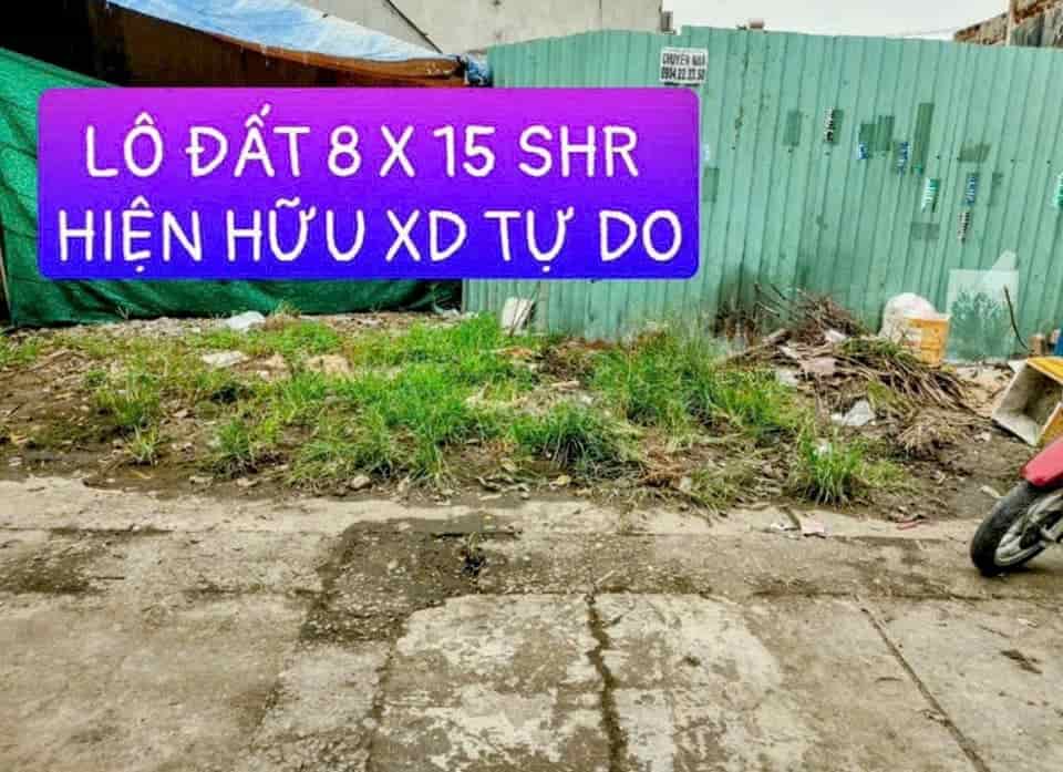 Bán lô đất 120m2, giá 1 tỷ 650 triệu, Xuân Thới Sơn, Hóc Môn