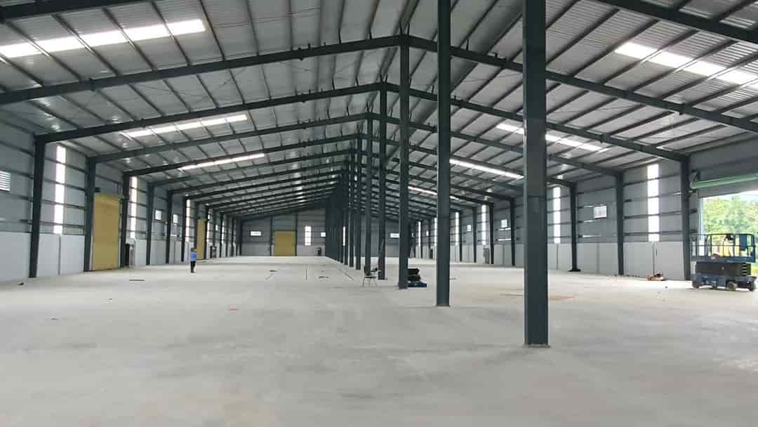 Cho thuê kho xưởng tại Lương Sơn, Hòa Bình, diện tích 4620m, có thể chia đôi, thiết kế khung zamil cao 12m